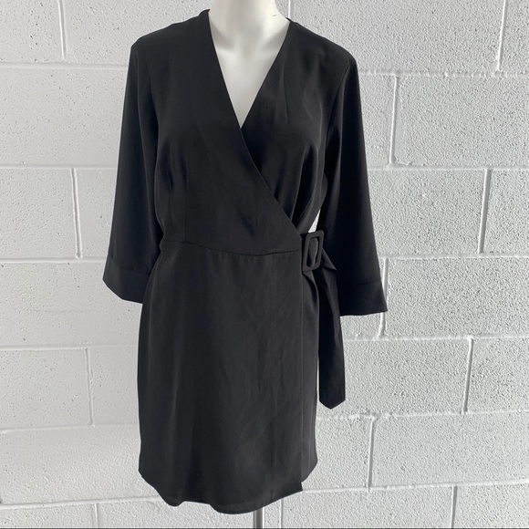Topshop Dresses & Skirts - Topshop wrap dress Little Black Dress